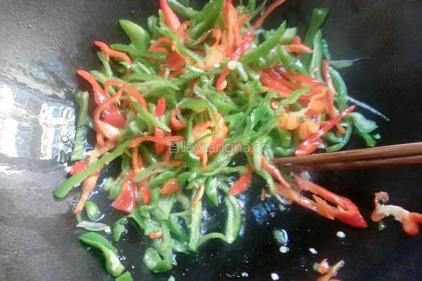 青椒肉丝的做法图解5