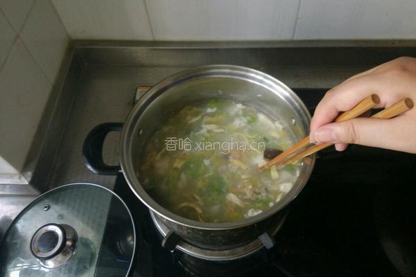 海鲜疙瘩汤的做法图解14