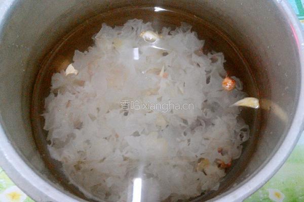 红豆银耳糖水的做法图解5