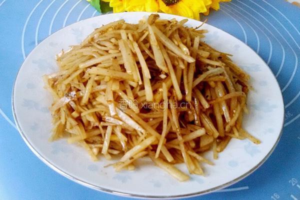 老陈醋爆炒土豆丝的做法图解7