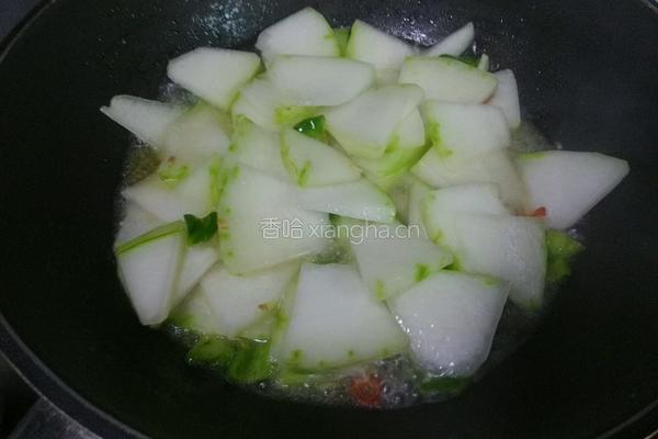 清炒冬瓜的做法图解6
