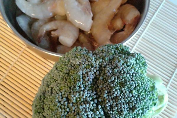 芥兰虾的做法图解1