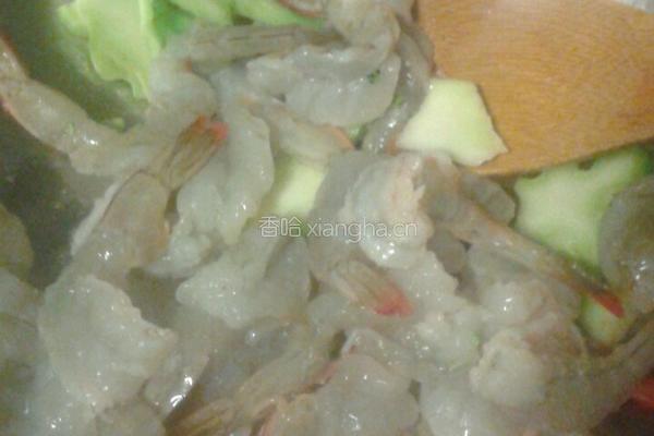 芥兰虾的做法图解5