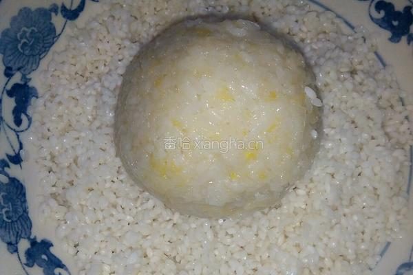蛋黄糯米蒸的做法图解11