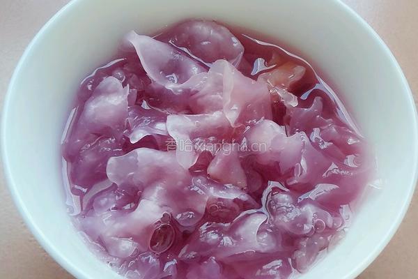 银耳紫薯糖水的做法图解7