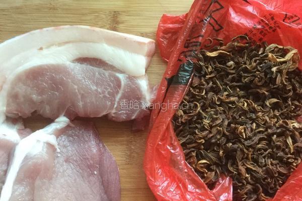 干豆角烧肉的做法图解1