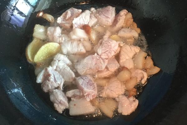 干豆角烧肉的做法图解5