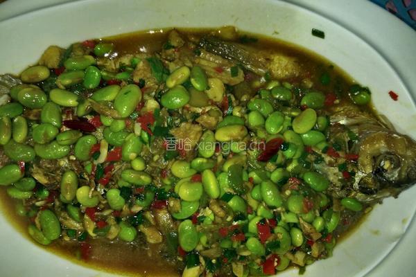 扁鱼烧毛豆的做法图解6