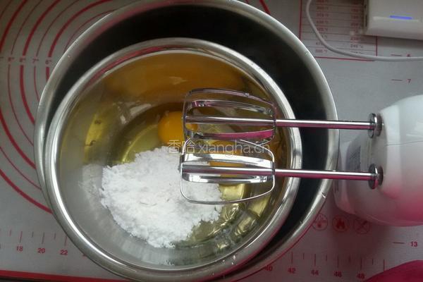 蔓越莓蒸蛋糕的做法图解2
