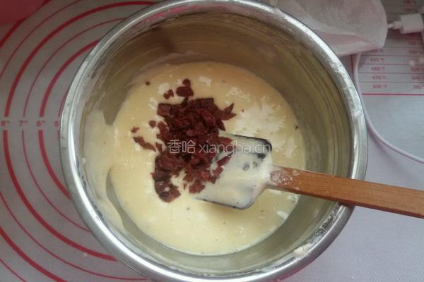 蔓越莓蒸蛋糕的做法图解7