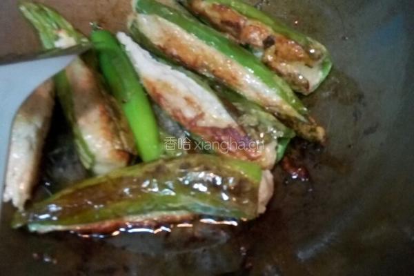青椒酿肉的做法图解5