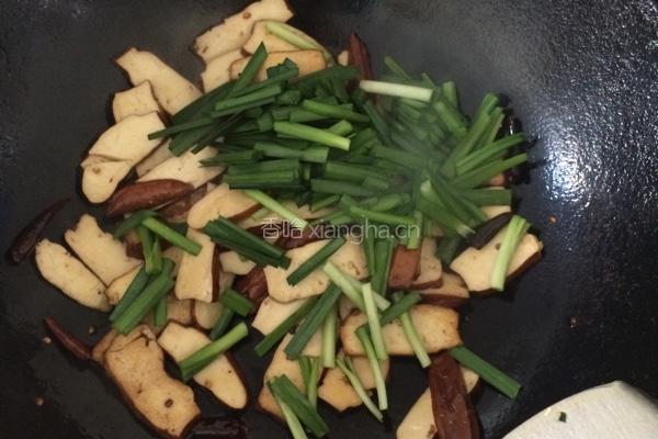 韭菜炒香干的做法图解5