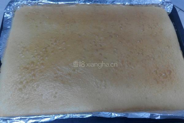 奶牛花纹蛋糕卷的做法图解15
