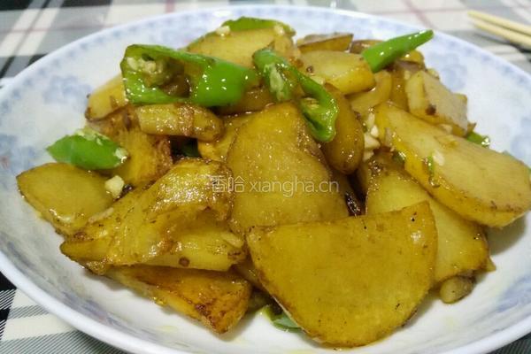 尖椒土豆片的做法图解5