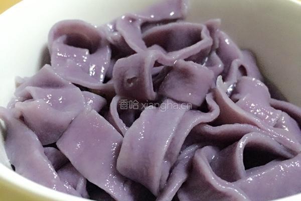 紫薯鸡蛋面的做法图解6
