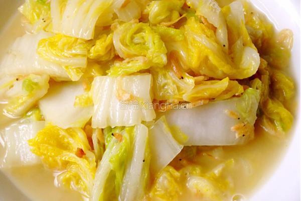 虾皮娃娃菜的做法图解6