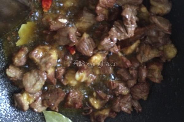 胡萝卜炖牛腩的做法图解4