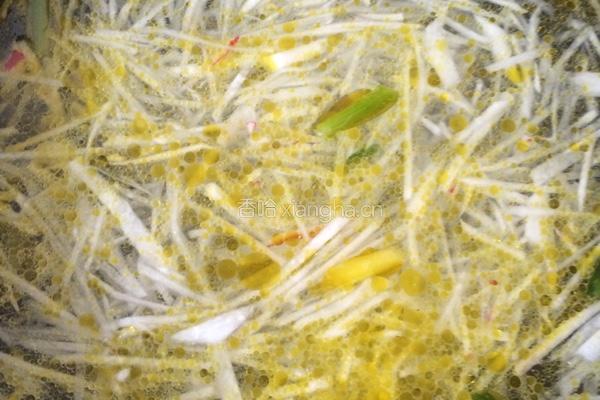 香菜水汆丸子的做法图解6