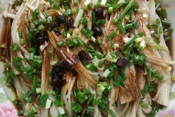 葱油金针菇的做法图解5