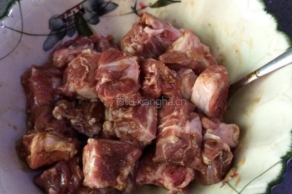 小米蒸排骨的做法图解2