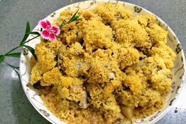 小米蒸排骨的做法图解9