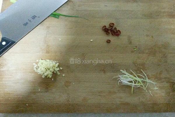 炒菜心的做法图解2