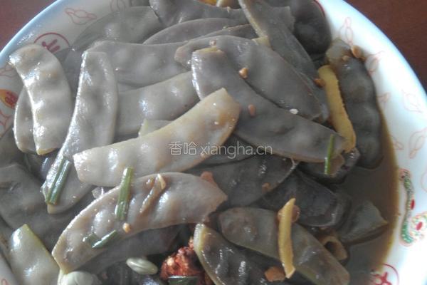 紫豆角的做法图解4