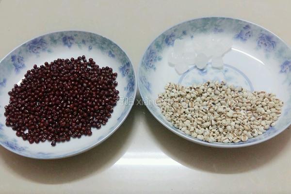 红豆薏米糖水的做法图解1