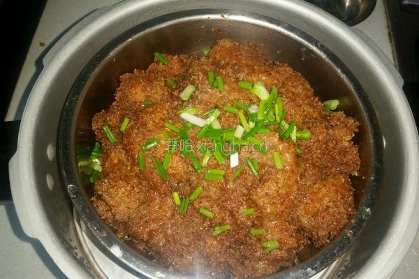 高压锅粉蒸五花肉的做法图解8