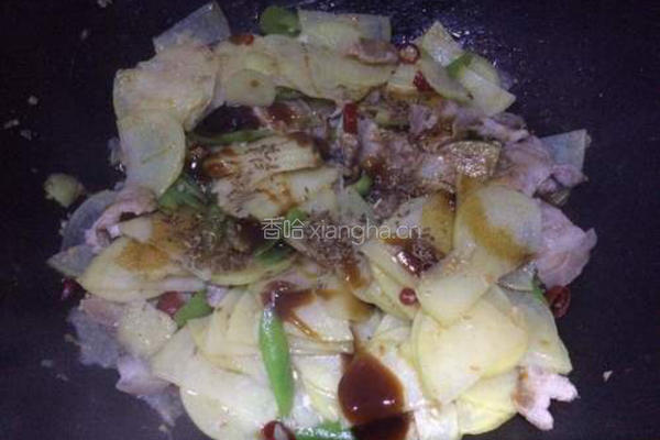香辣土豆片的做法图解8