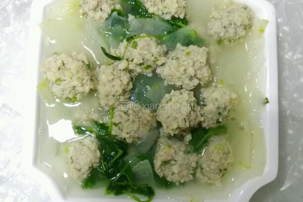 冬瓜丸子的做法图解3