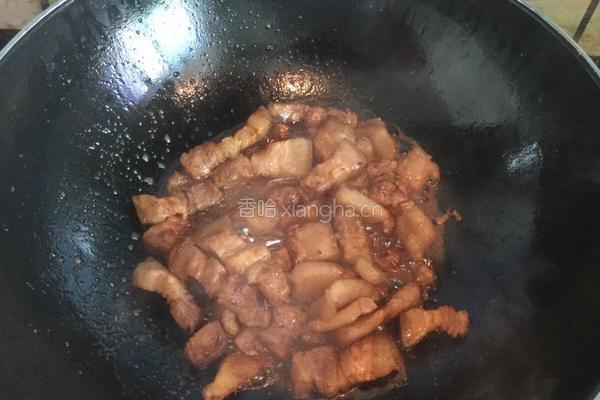 五花肉烧咸鱼的做法图解3
