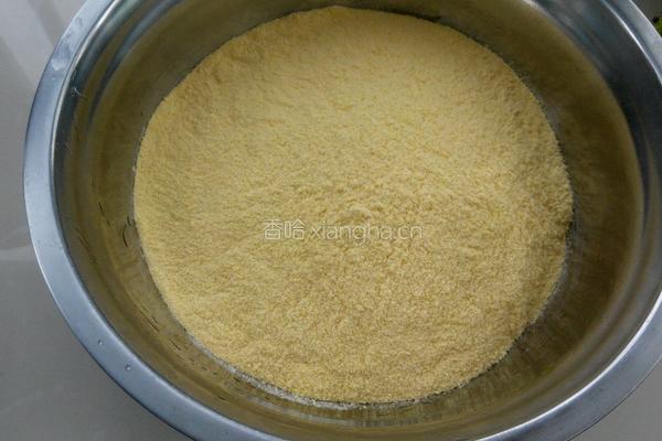 玉米面菜饽饽的做法图解1