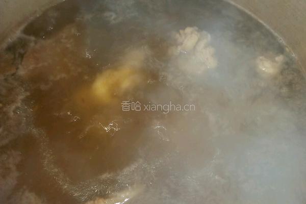 牛骨肉汤饸饹面的做法图解4