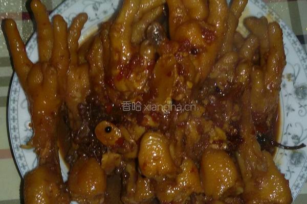 蒜蓉辣酱炒鸡爪