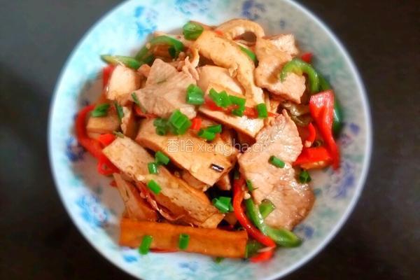 香干炒肉的做法图解9