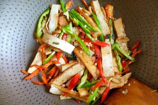 香干炒肉的做法图解7