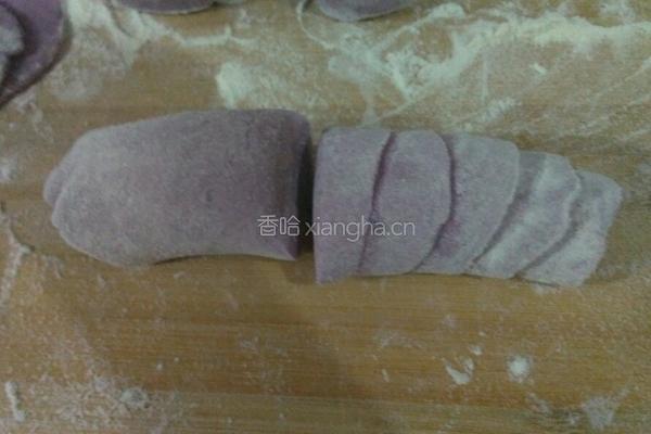 紫薯玫瑰花卷的做法图解9
