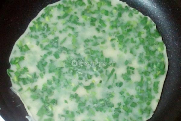 韭菜煎饼的做法图解5