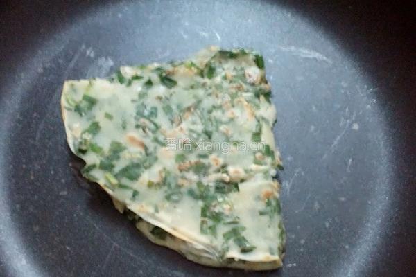 韭菜煎饼的做法图解7
