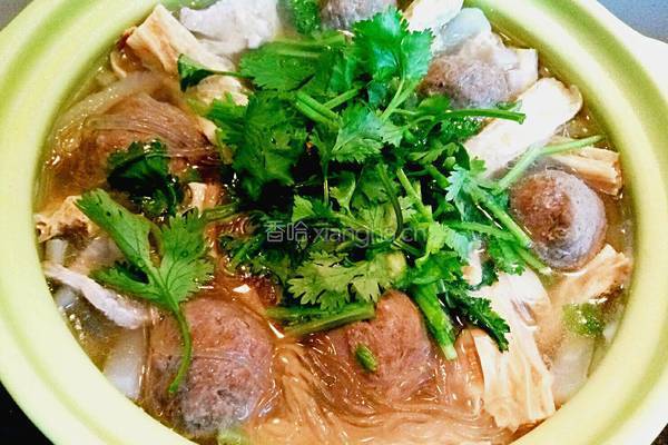 牛筋丸粉丝煲