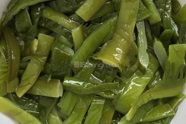凉拌海白菜的做法图解4