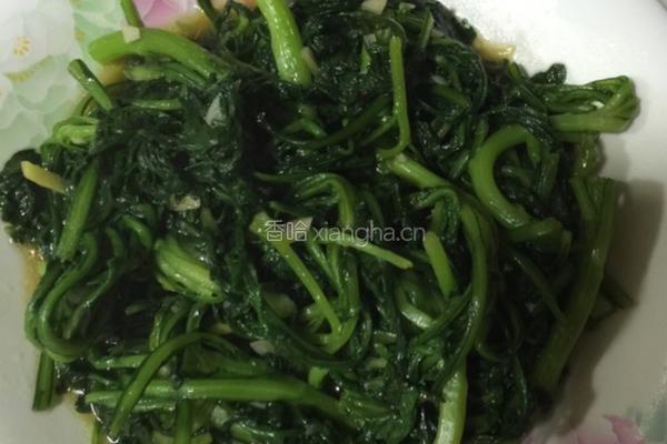 清炒茼蒿的做法图解8