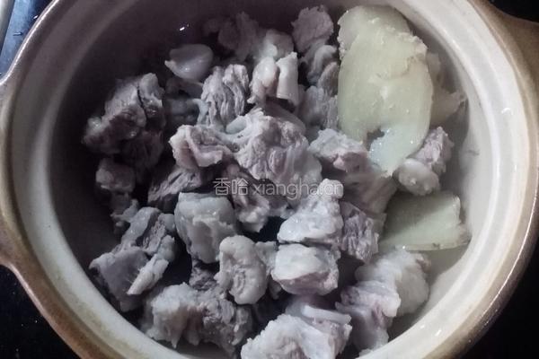 南瓜牛腩盅的做法图解6