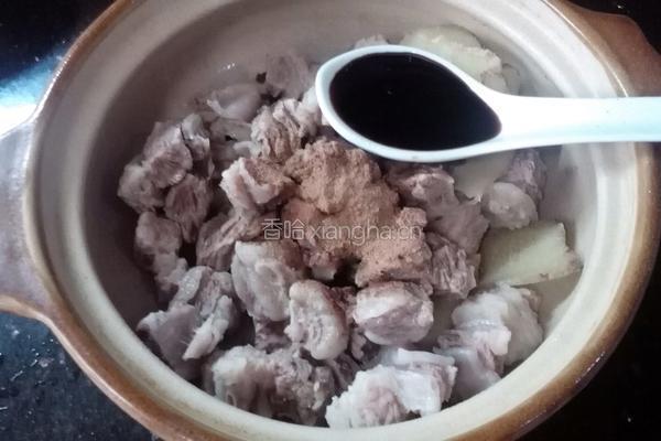南瓜牛腩盅的做法图解7