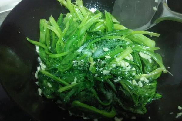 蒜蓉油麦菜的做法图解6