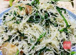 茼蒿菜炒米面的做法图解7
