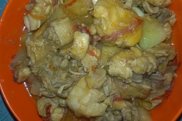 萝卜土豆炖鸡架