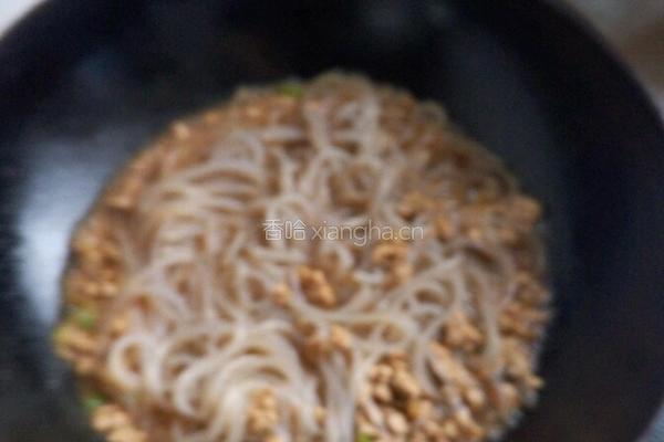 肉末粉条蚂蚁上树的做法图解5