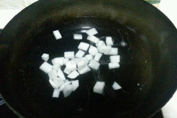 白萝卜丸子汤的做法图解5